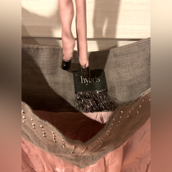 Silky Pink Tie Tank (Italian) - Picture 3 of 5